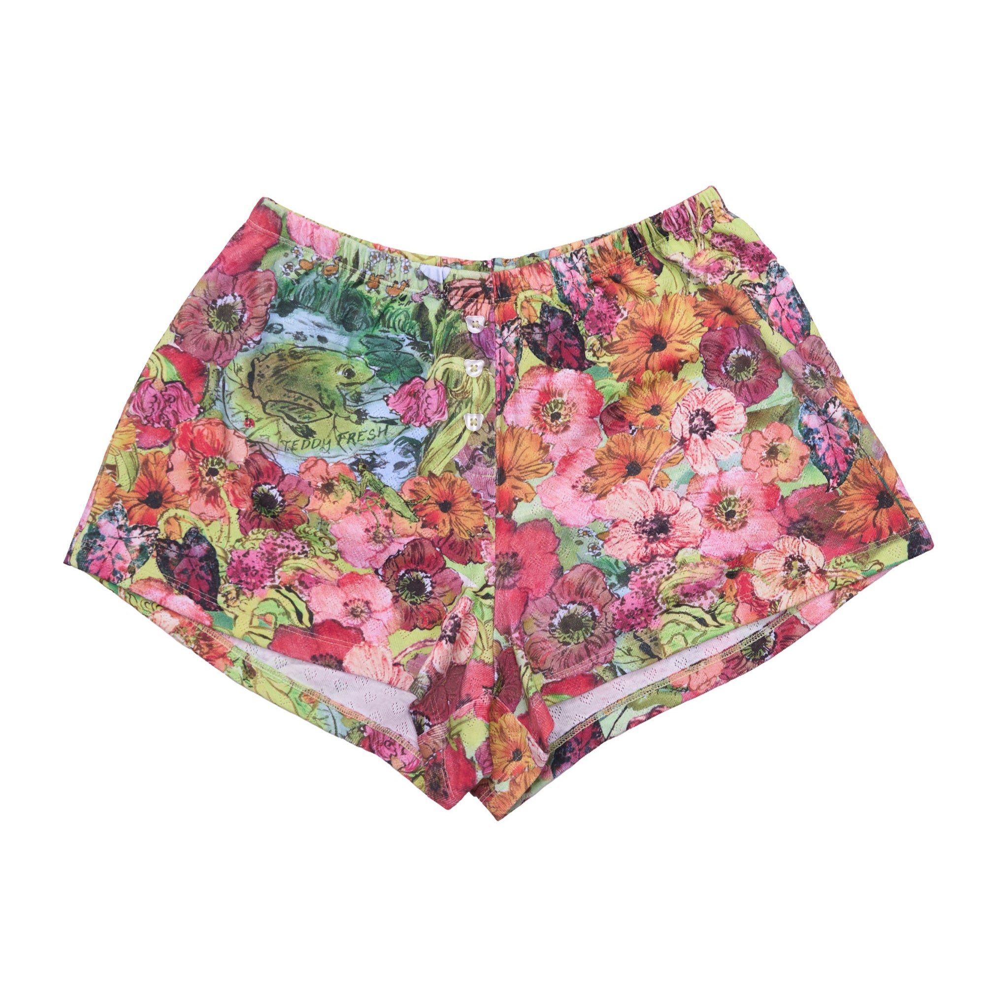 Pastoral Bloom Pointelle Shorts