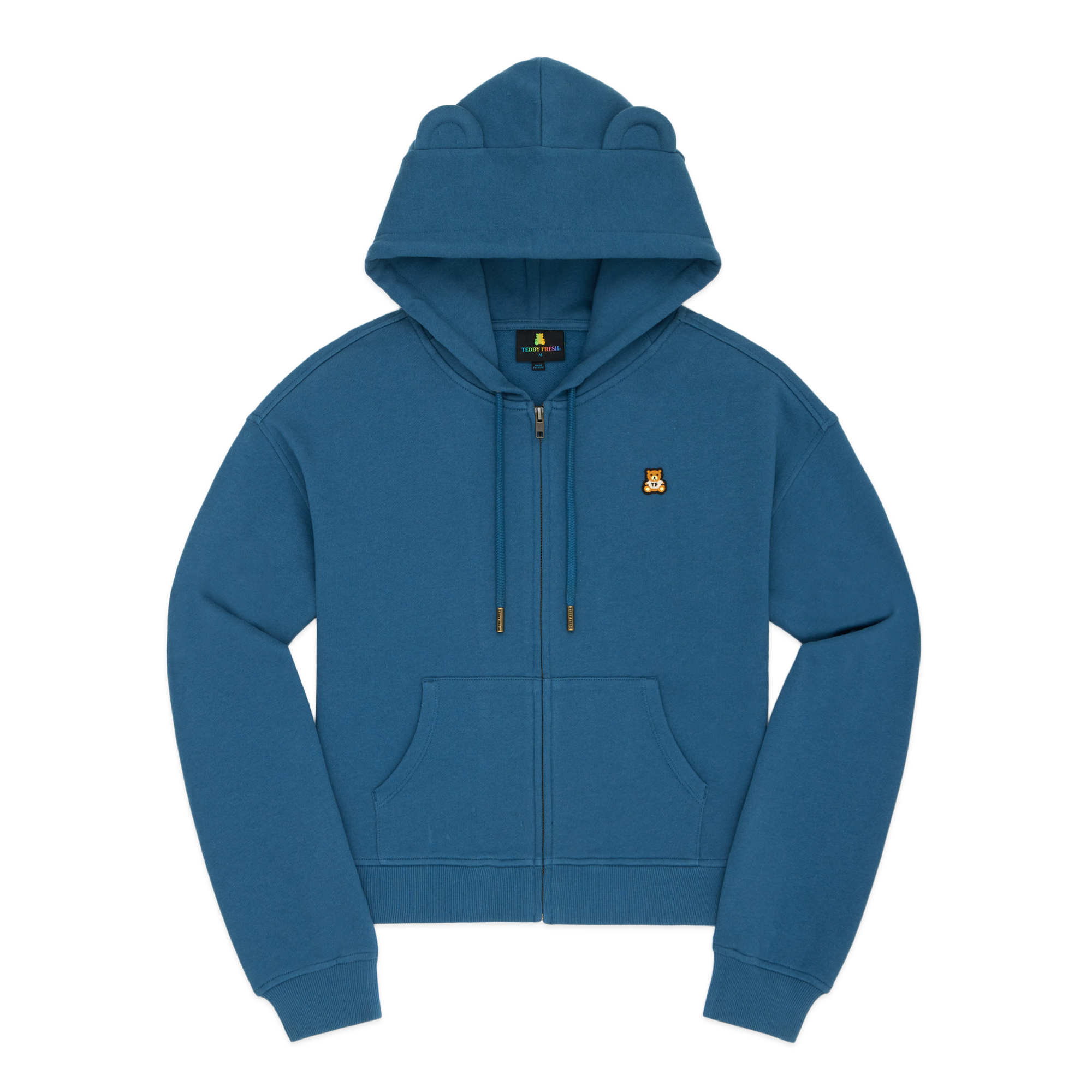 Women's Classic Bear Ear Zip Hoodie