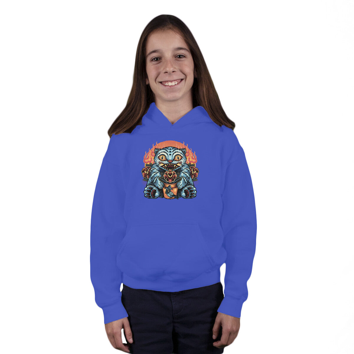 Blue Tiger Red Flame