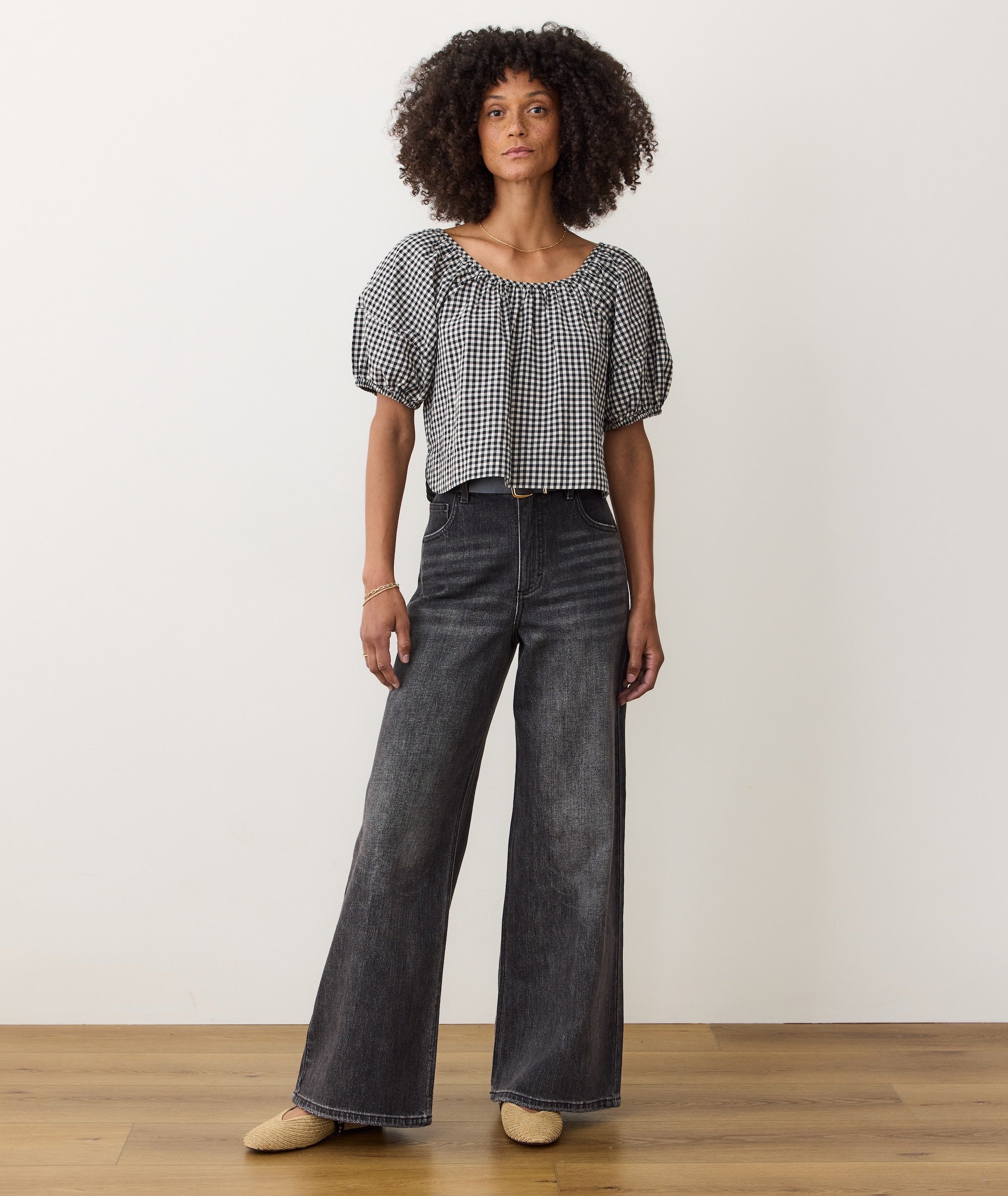 Charlie Denim Wide Leg Pant