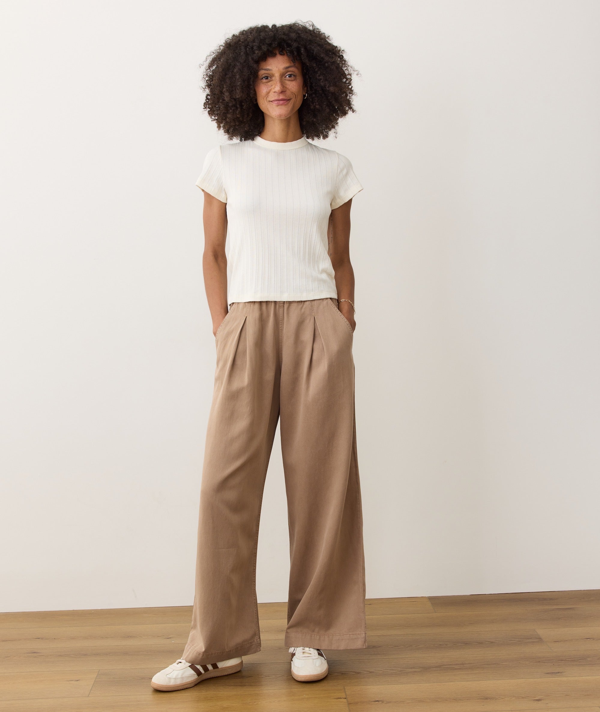 Allison Pleated Wide Leg Trouser