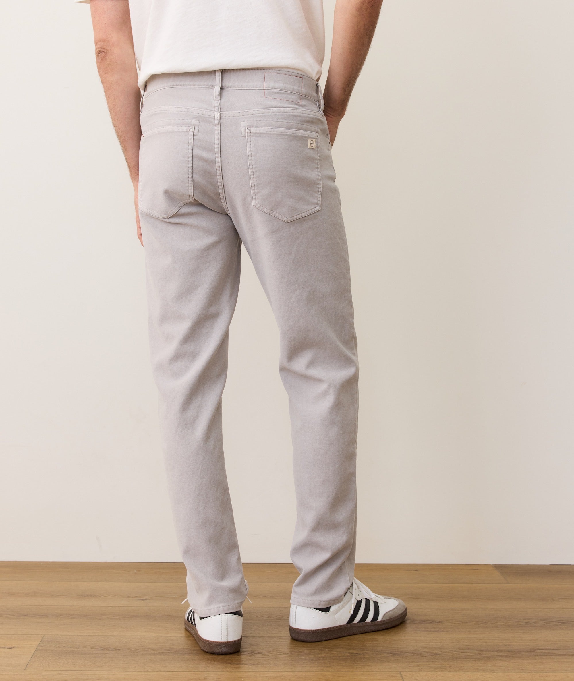 Flex Terry Slim Straight Pant