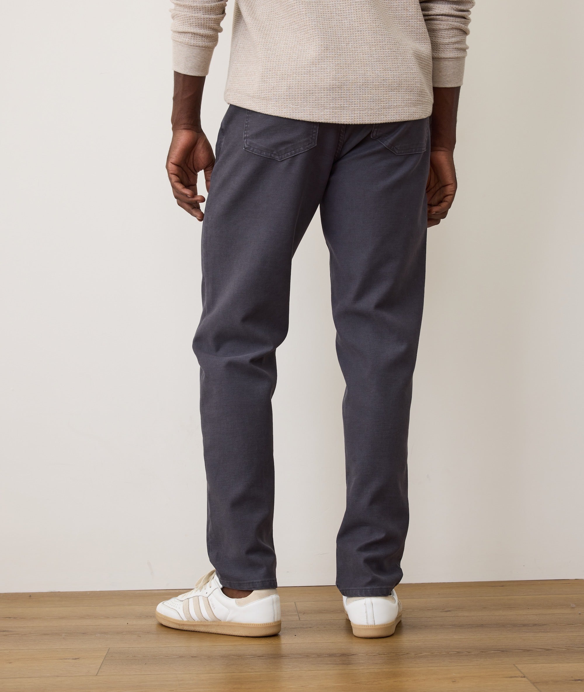 Flex Terry Slim Straight Pant