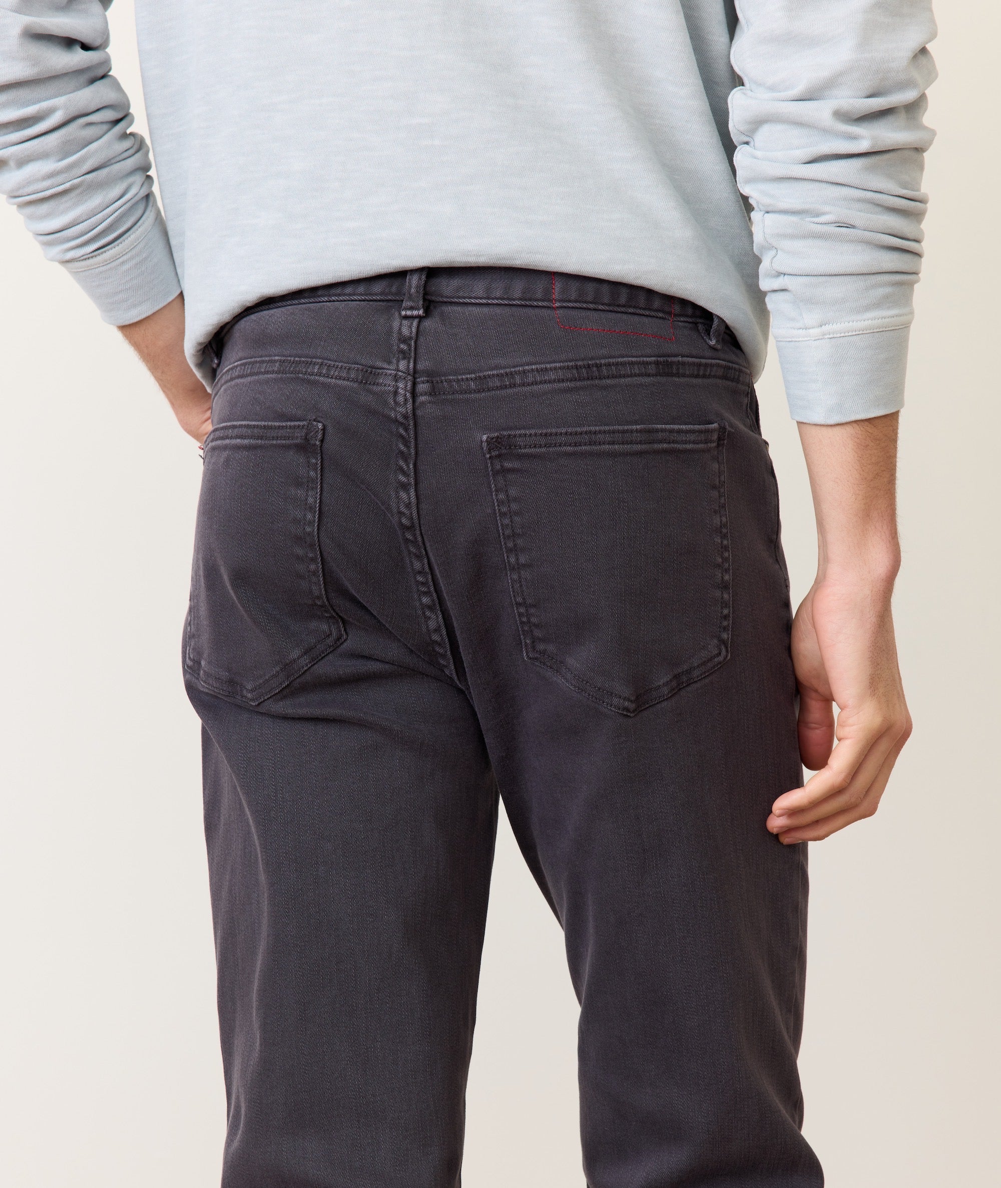 5 Pocket Slim Straight Twill Pant