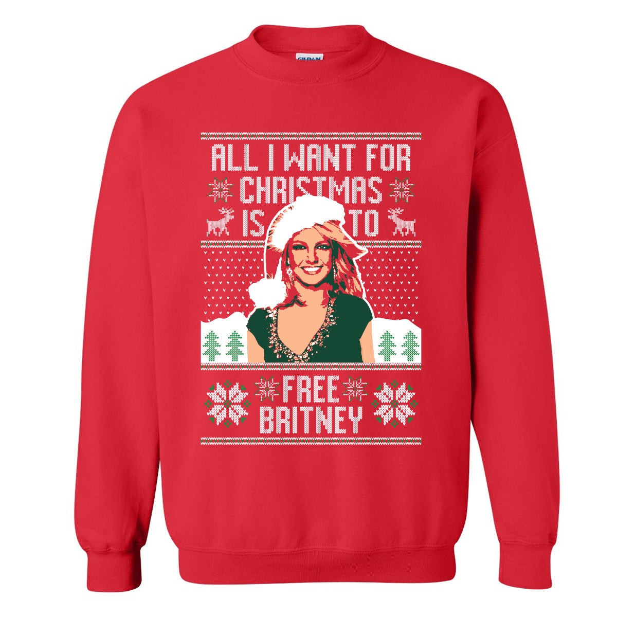 All I Want For Christmas Is To Free Britney Free B Ugly Sweater