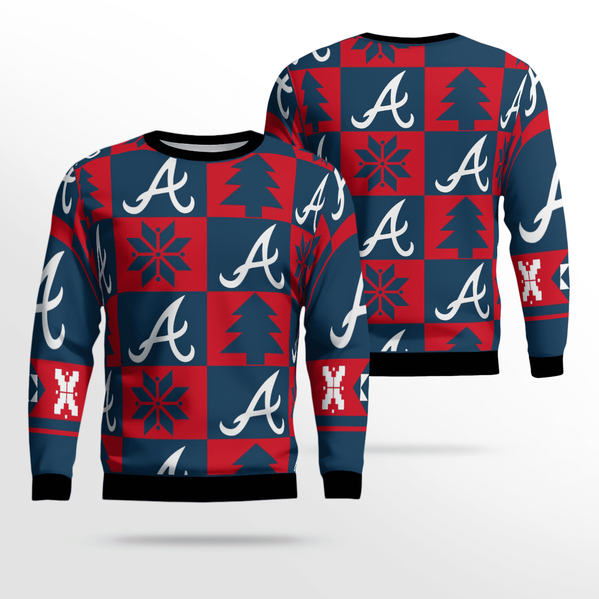 Atlanta Letter Ugly Sweater