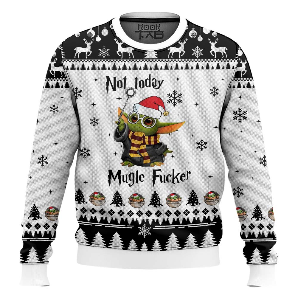 Baby Yoda Muggle Fucker Ugly Sweater