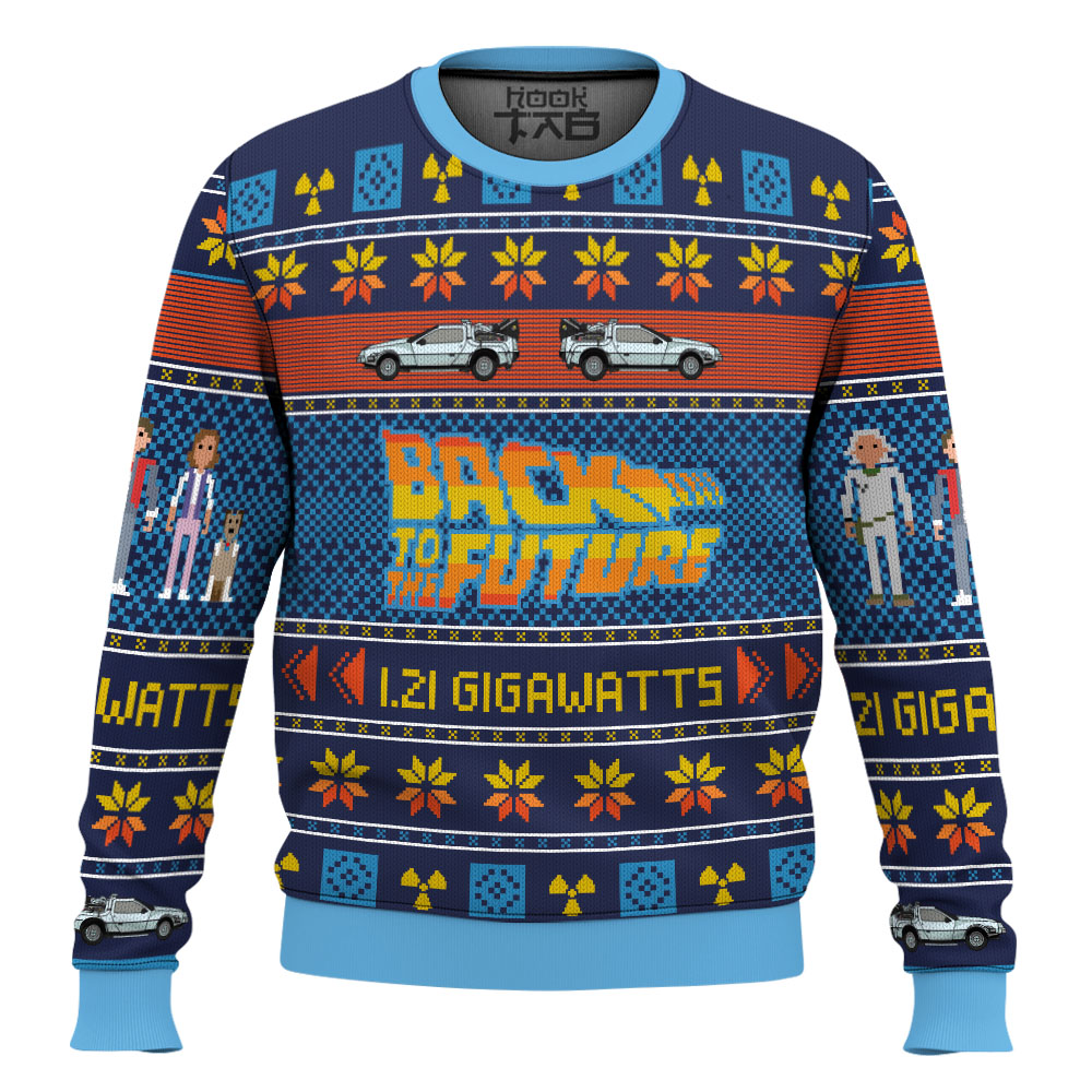 Back To The Future Ugly Christmas Sweater