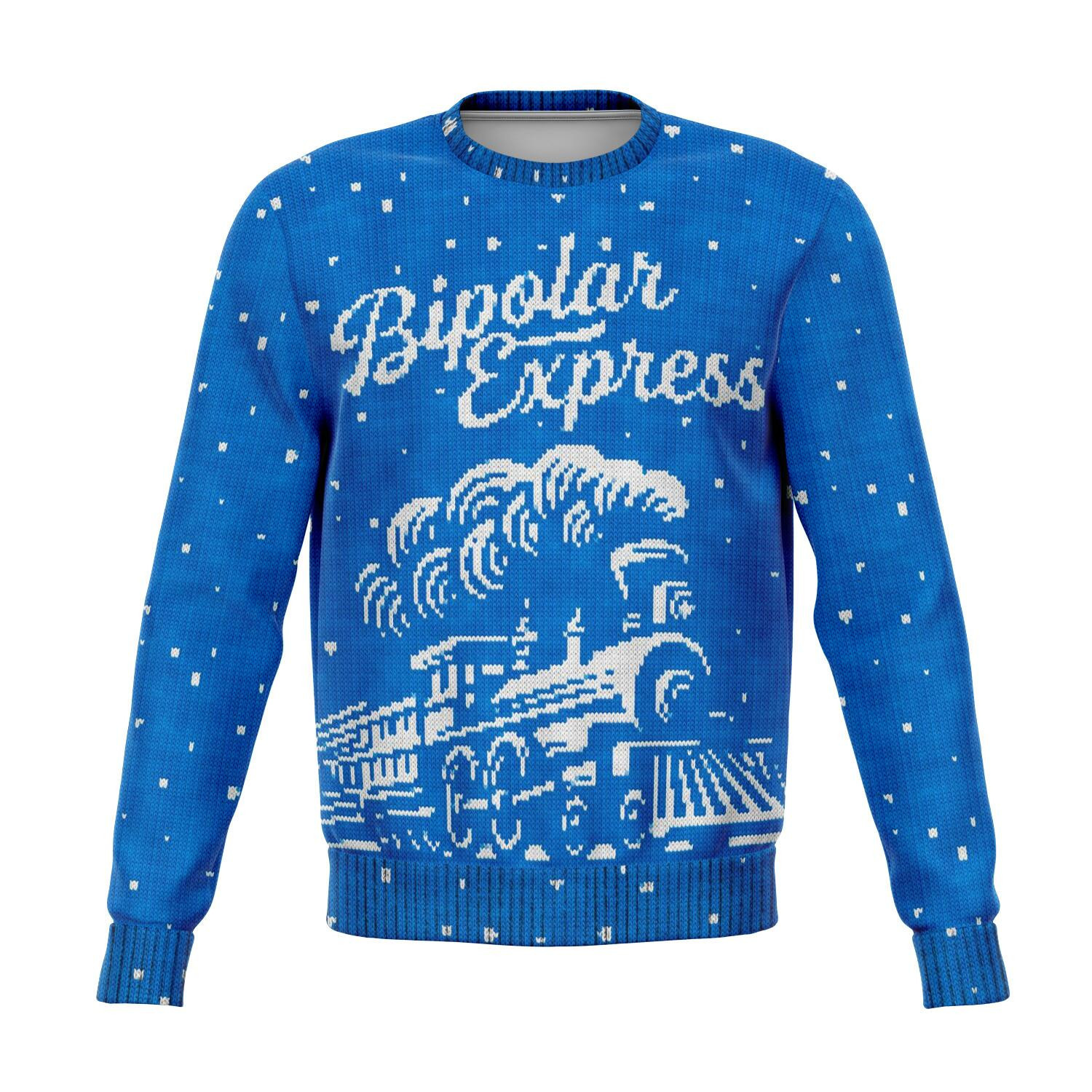 Bipolar Express Ugly Christmas Sweater