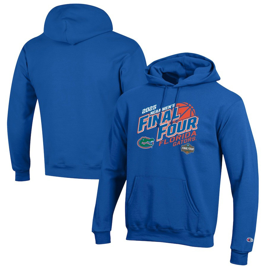 Champion Royal Florida Gators 2025 NCAA Mens Basketball Madness Final Four Hoodie Dad Gifts