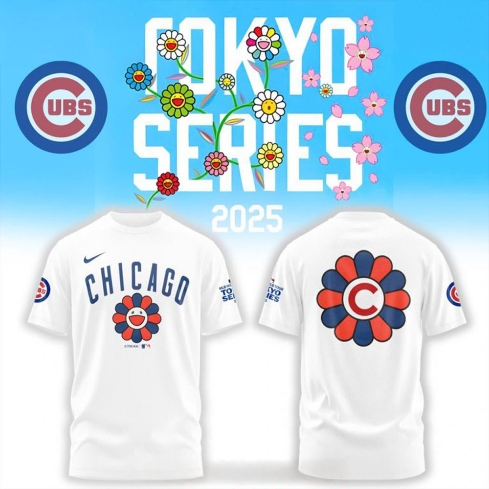Chicago Cubs MLB World Tour Tokyo Series 2025 T-Shirt Cubs Merch Gifts For Friends