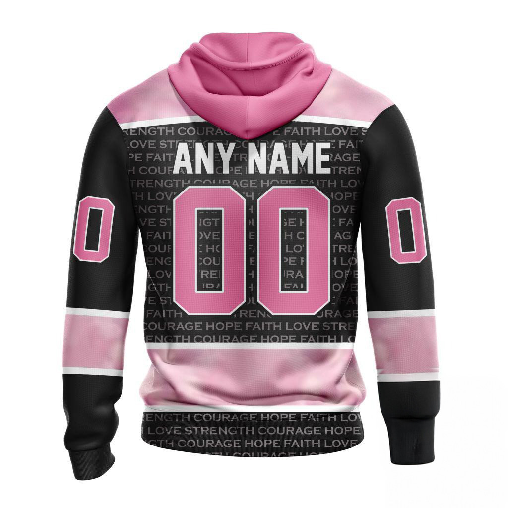 Custom NHL New York Islanders Special Pink Fight Breast Cancer Art Hoodie Gifts For NHL Fans