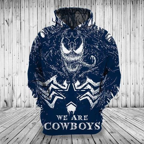 Dallas Cowboys Hoodie Zip Hoodie Version 1107