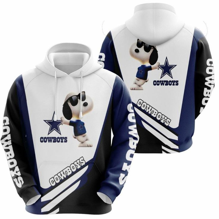 Dallas Cowboys Snoopy NFL Football Team Hoodie