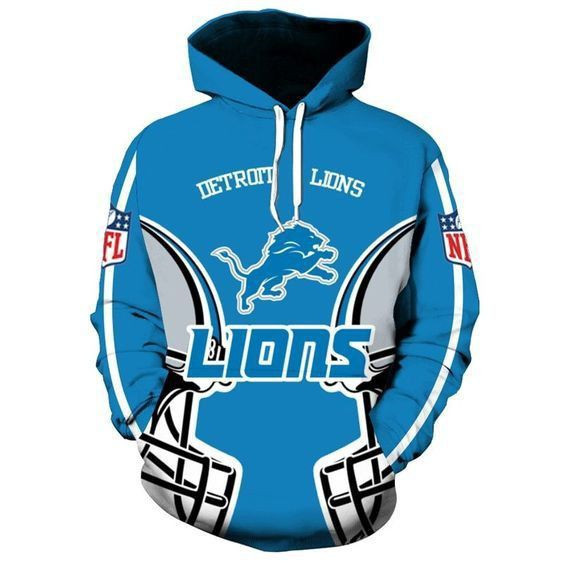 Detroit Lions Hoodie Zip Hoodie Version 2165