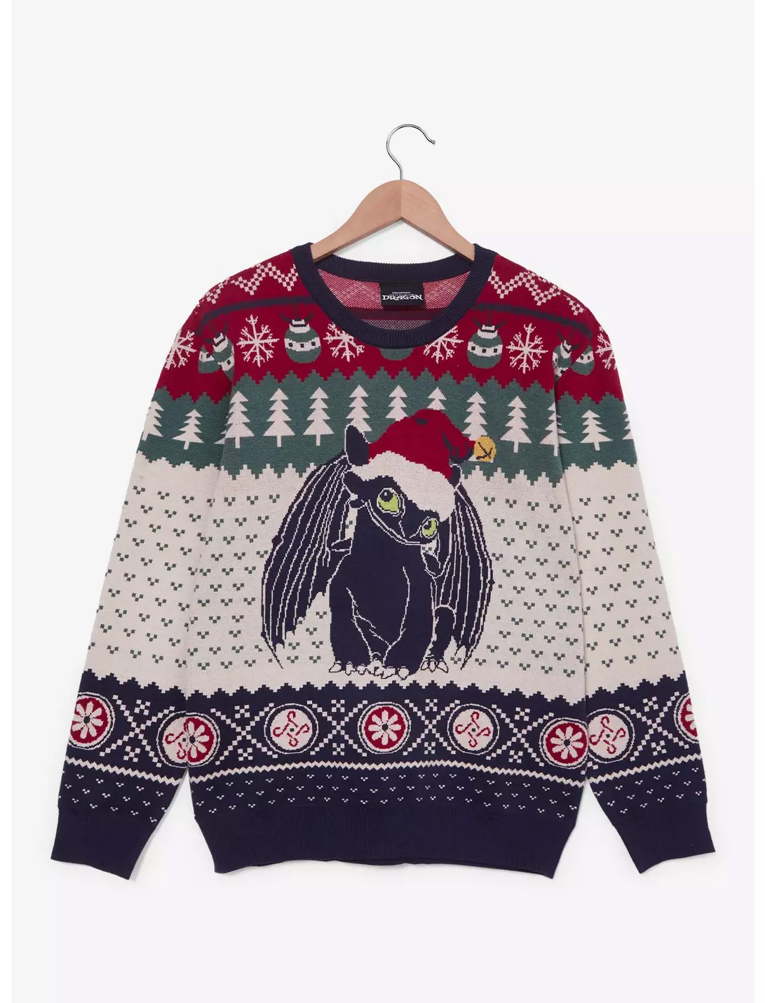 DreamWorks How to Train Your Dragon Holiday Ugly Christmas Sweater