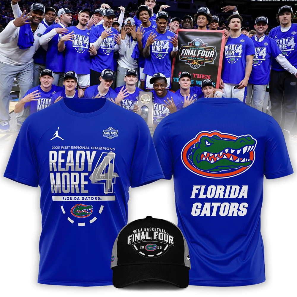 Florida Gators Jordan Brand 2025 NCAA Mens Basketball Tournament March Madness Final Four Shirt