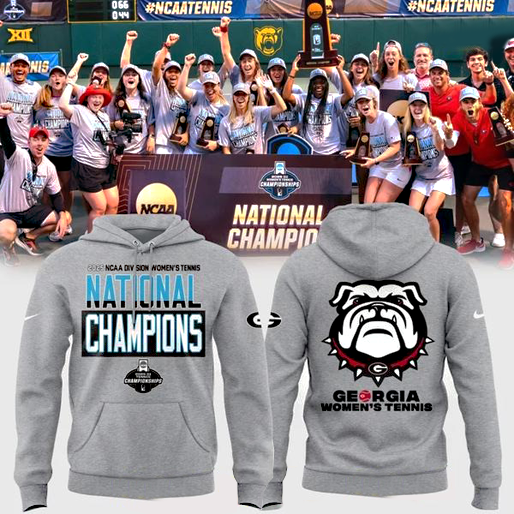 Georgia Bulldogs 2025 NCAA Division Womens Tennis National Champions Hoodie Perfect Sport Merch
