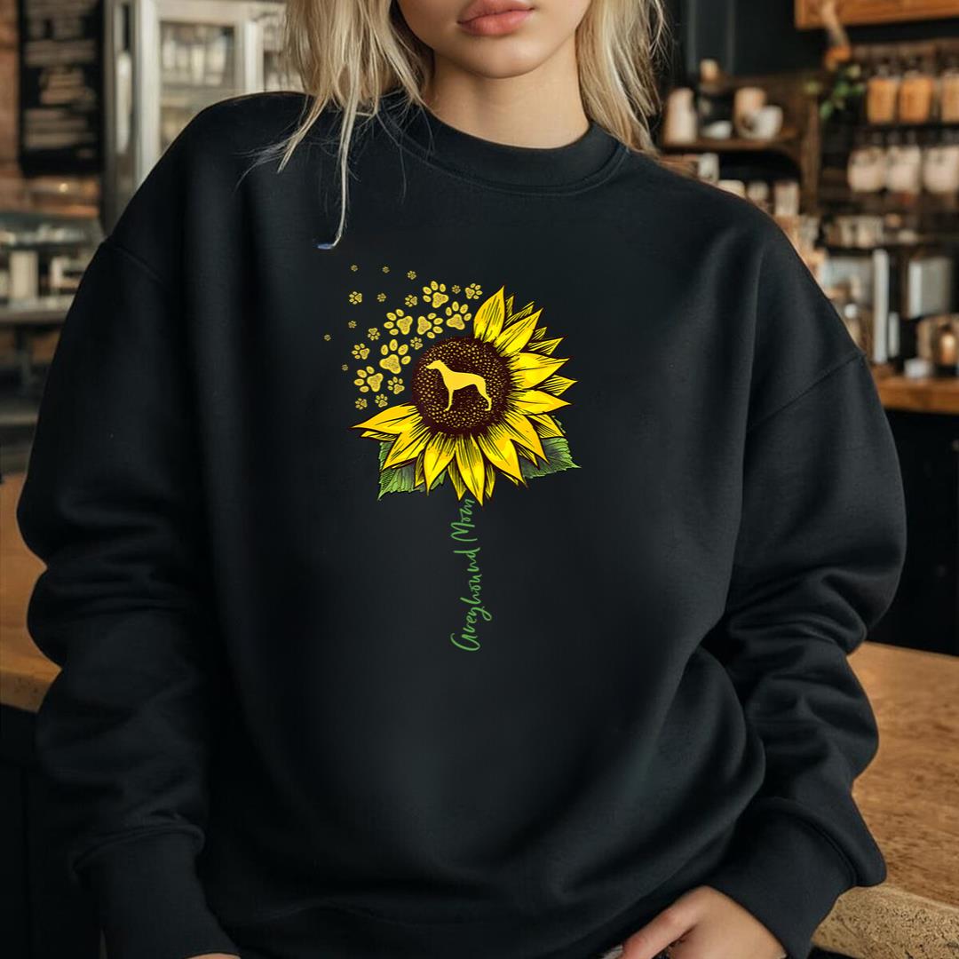 Greyhound Mom Sunflower Greyhound Gifts Dog Mom Mama