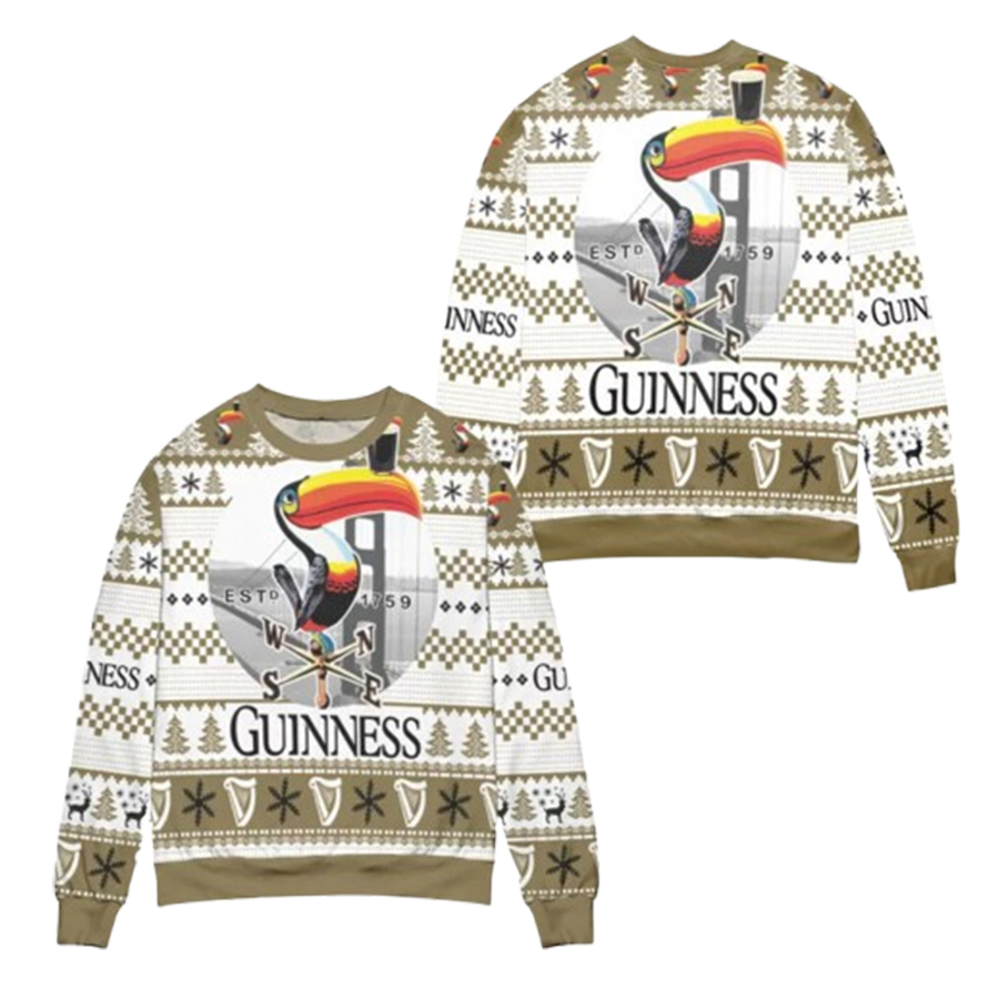 Guinness Beer 1759 Ugly Christmas Sweater