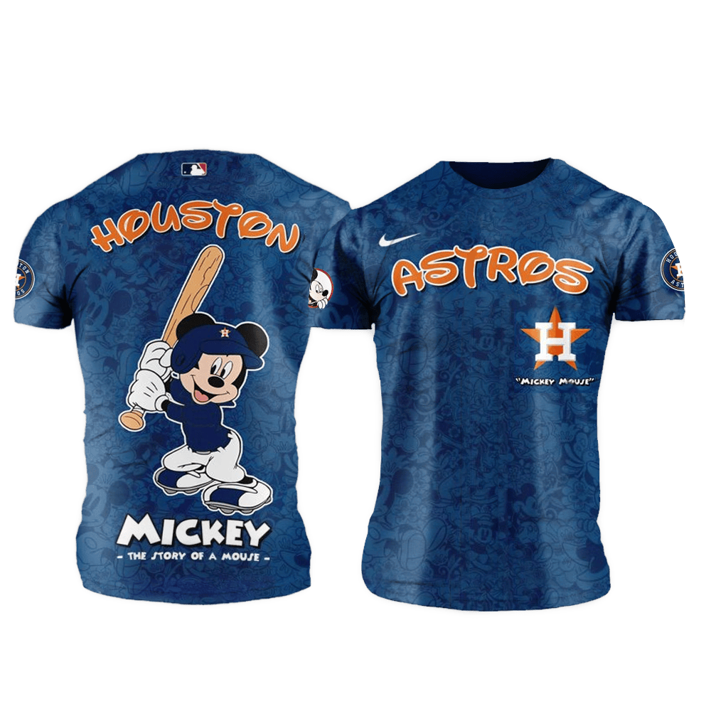 Houston Astros MLB x Mickey Night Game Shirt Houston Astros Merch Mothers Day Gift For Friends
