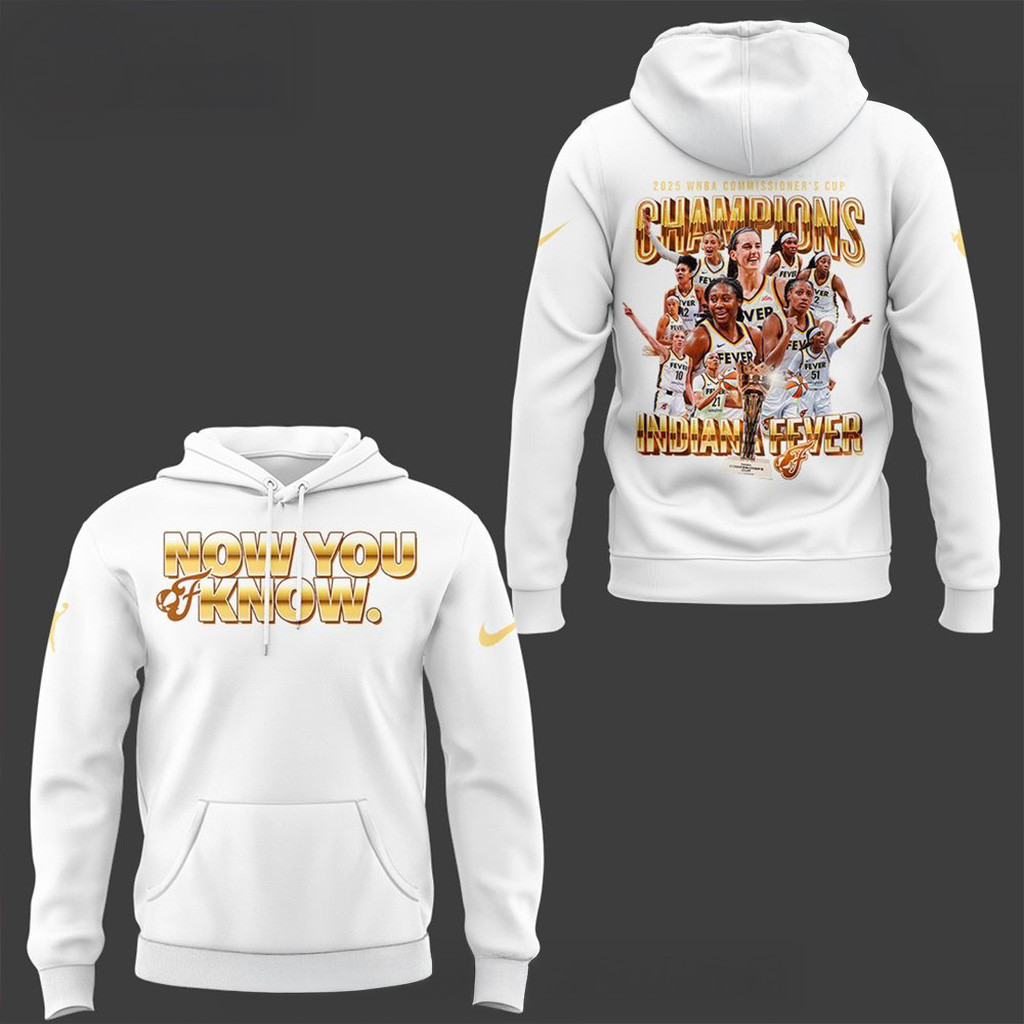 Indiana Fever 2025 WNBA Commissioners Cup Hoodie Indiana Fever Merch Gifts For Fans