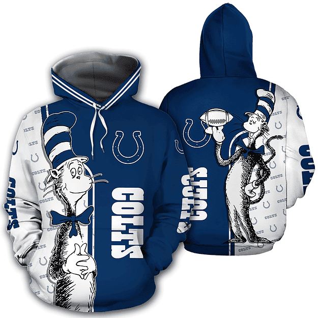 Indianapolis Colts Hoodie Zip Hoodie Version 1661