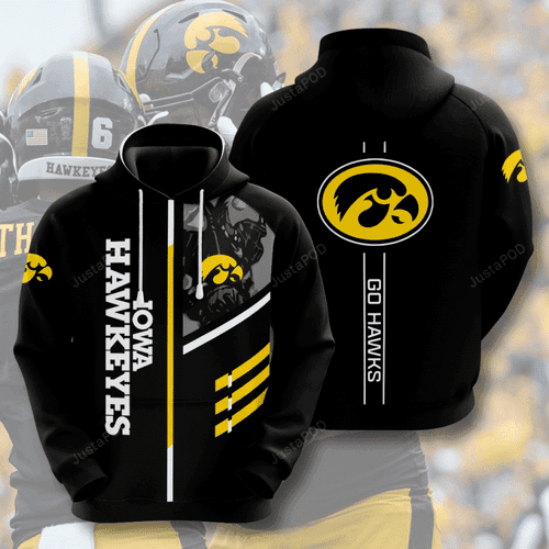 Iowa Hawkeyes Ncaa Hoodie Zip Hoodie Version 1785