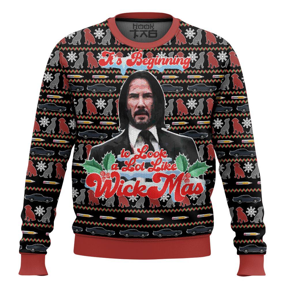 Its Beginning To Look A Lot Like WickMas John Wick Ugly Sweater
