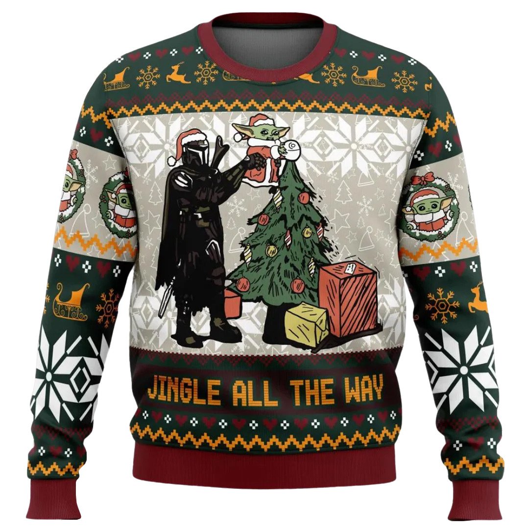 Jingle All The Way Star Wars Christmas Ugly Sweater