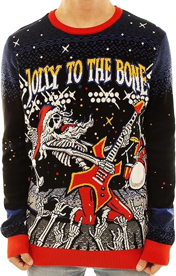 Jolly to the Bone Ugly Christmas Sweater