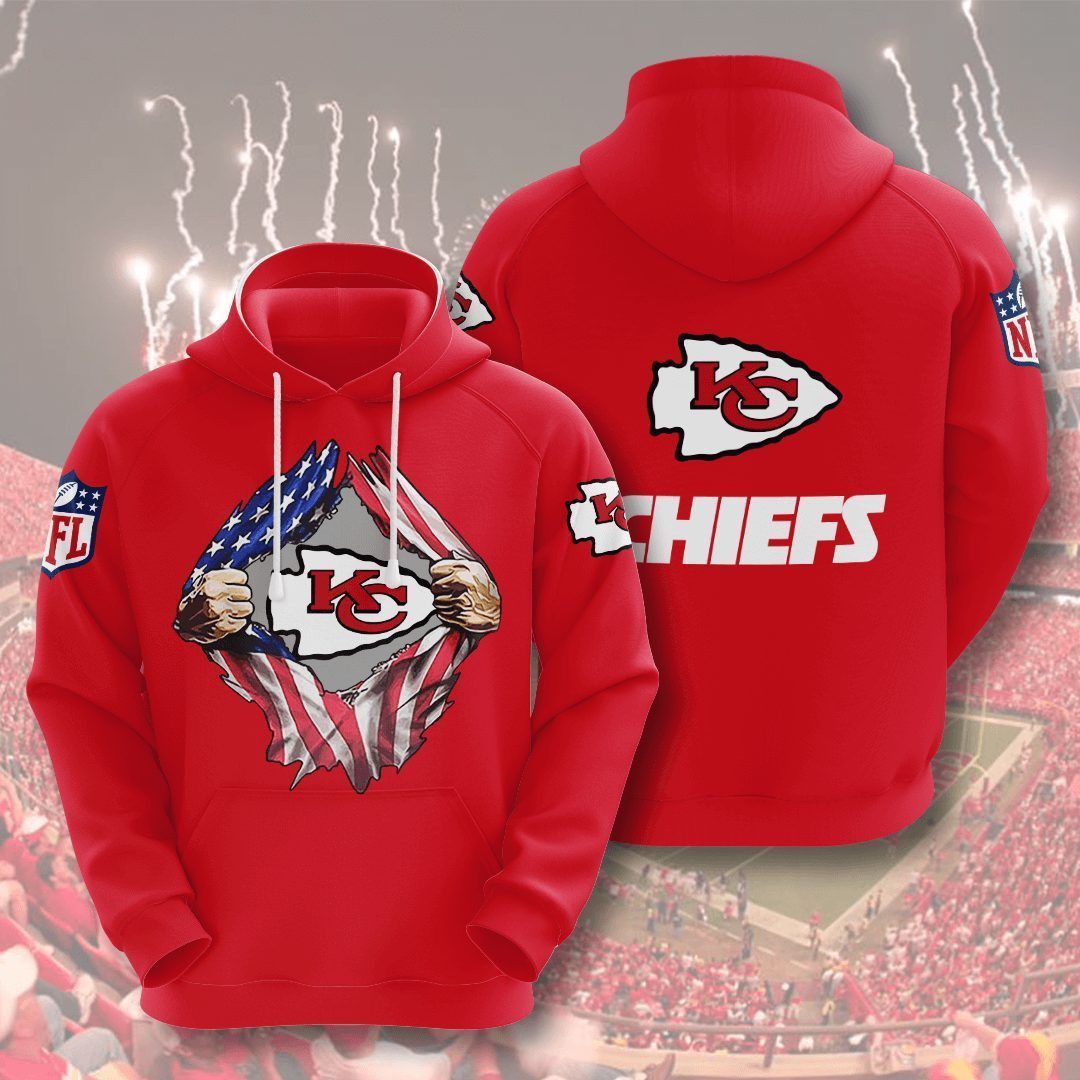 Kansas City Chiefs Hoodie Zip Hoodie Version 808