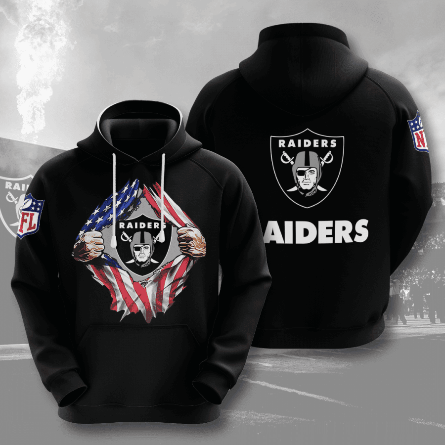 Las Vegas Raiders Hoodie Zip Hoodie Version 639