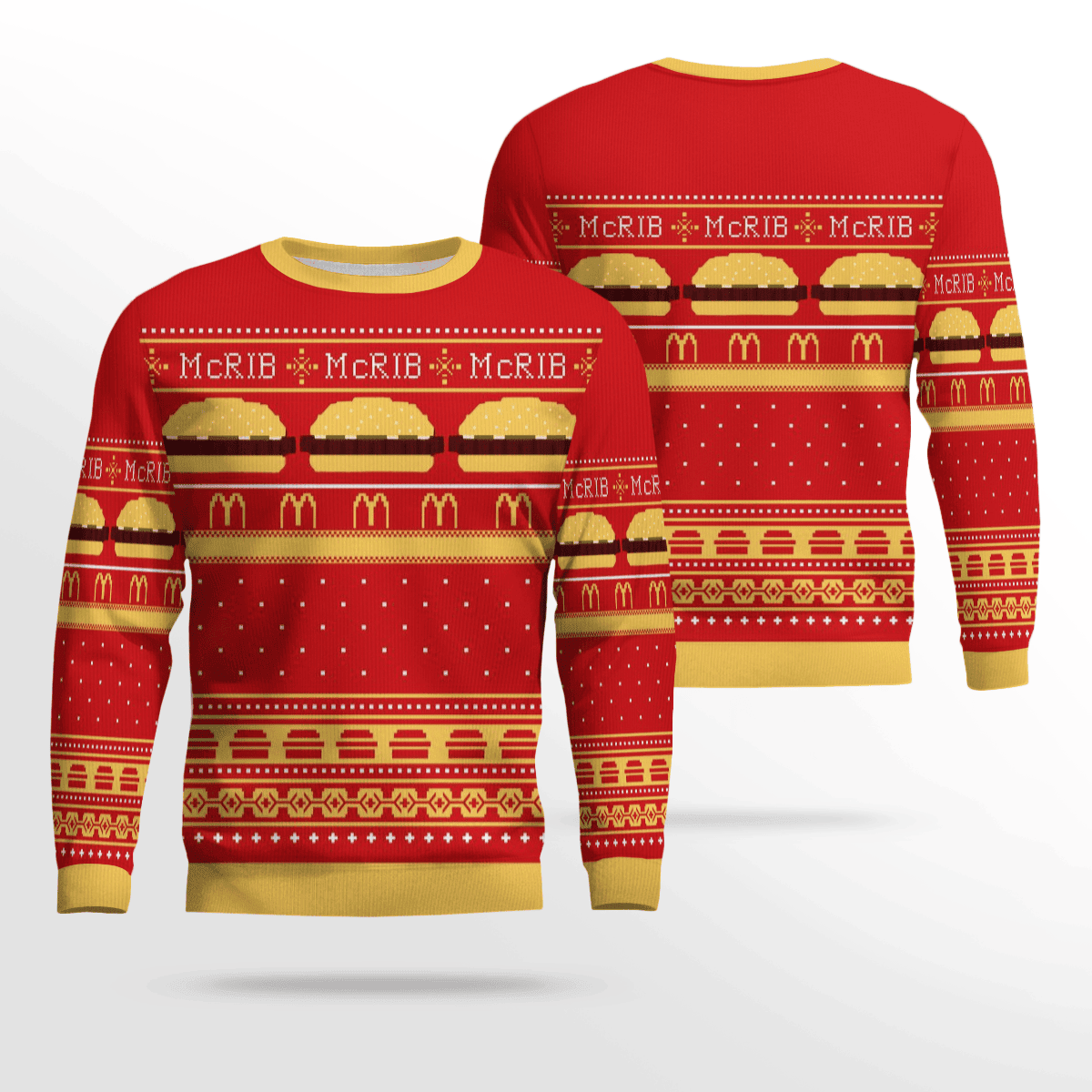 McRib Ugly Christmas Sweater