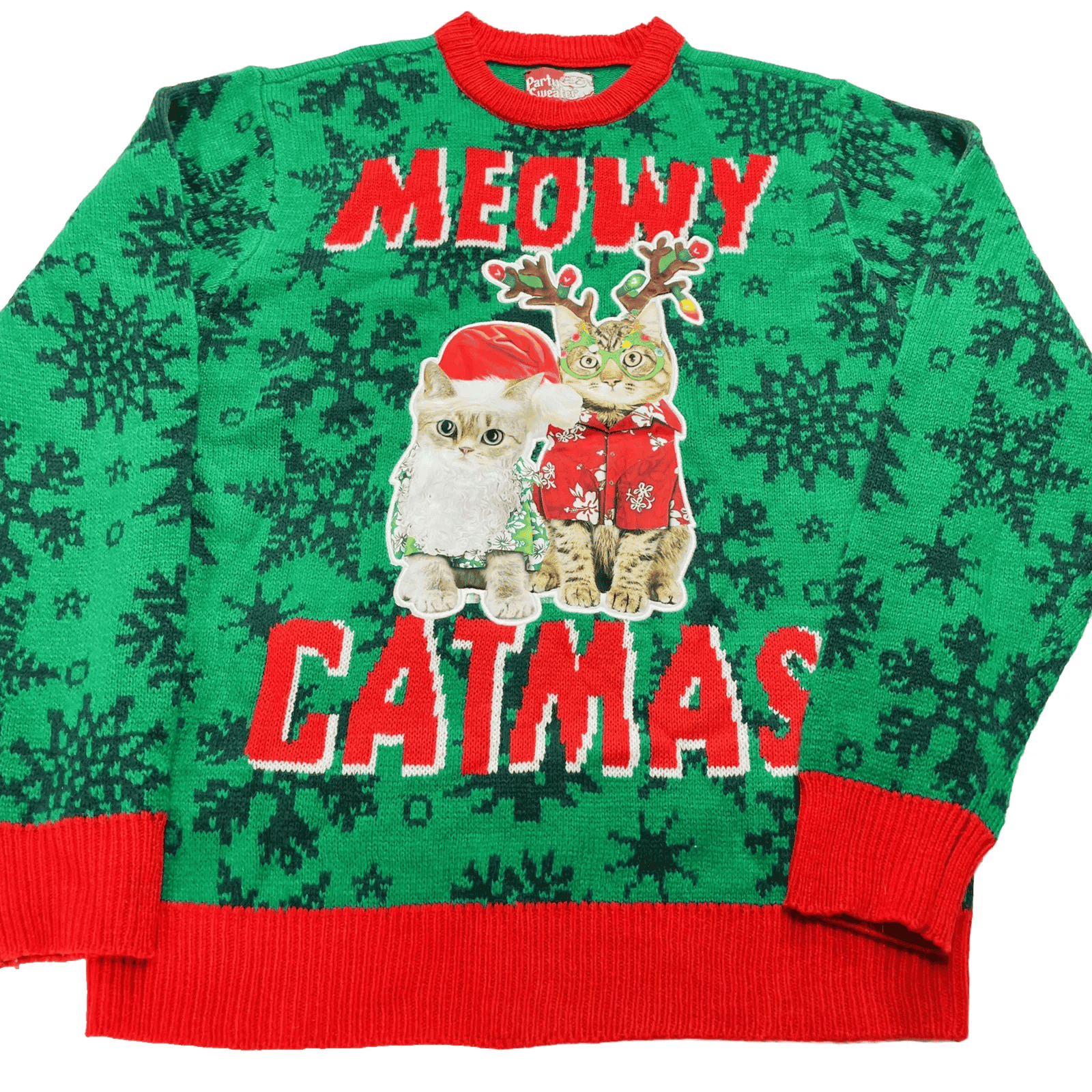 Meowy Catmas Ugly Christmas Sweater