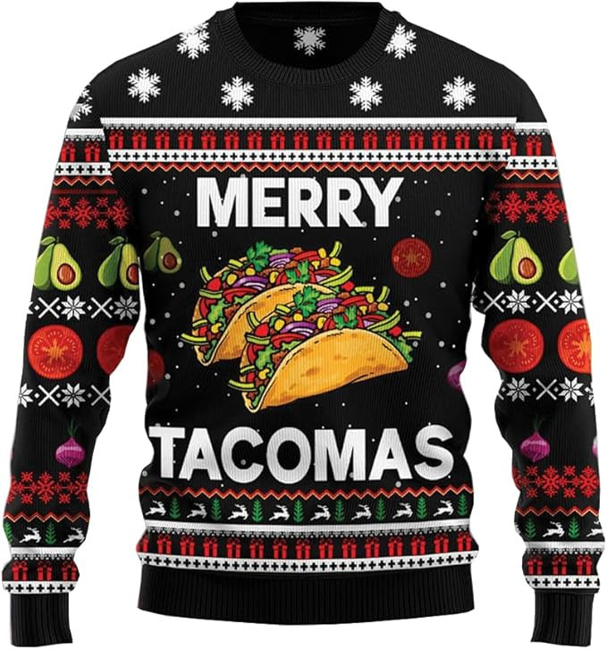 Merry Tacomas Ugly Christmas Sweater
