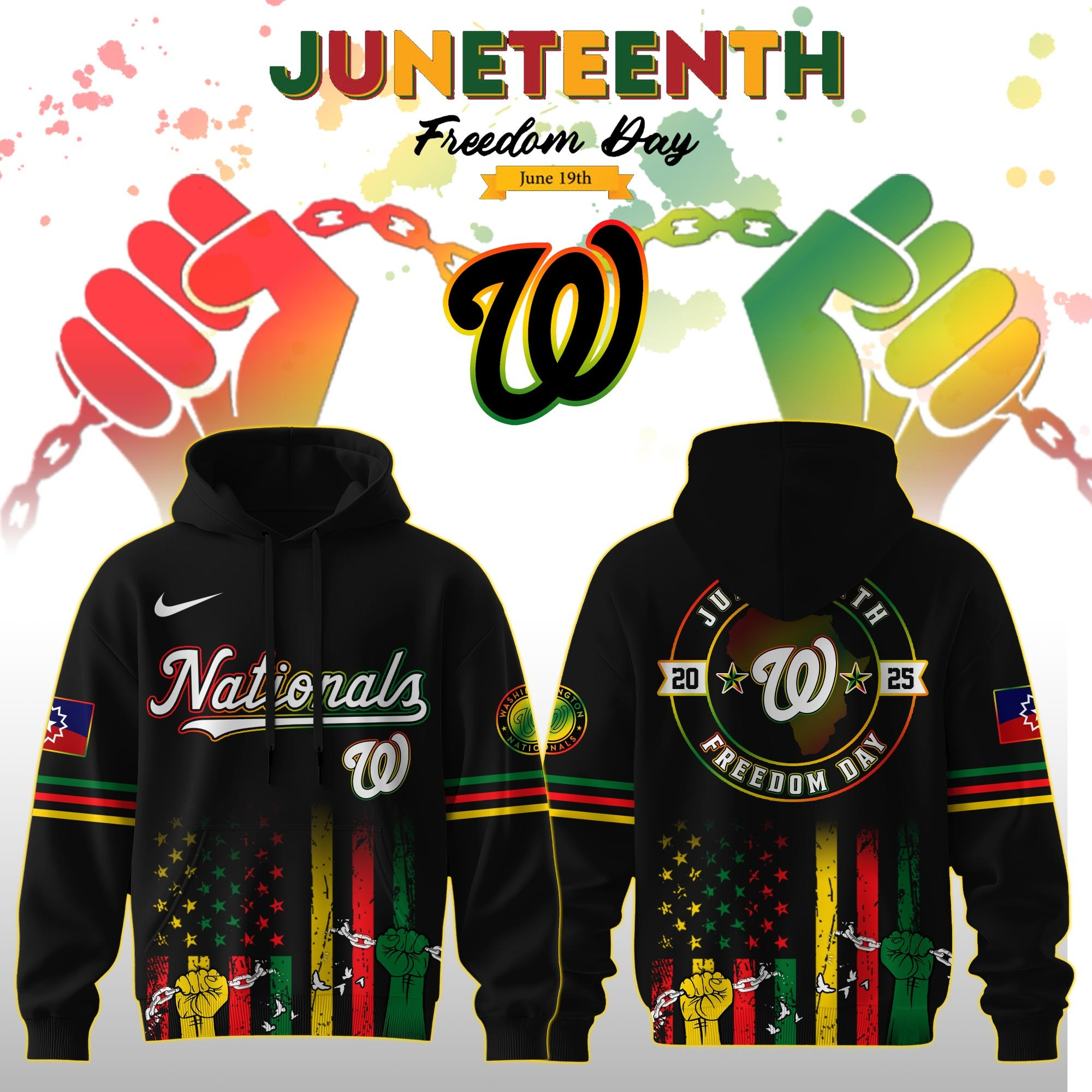 Milwaukee Brewers MLB X Juneteenth Day 2025 Hoodie Themed Baseball Fan Merch Great Gifts