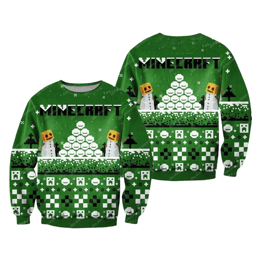 Minecraft Game Ugly Christmas Sweater