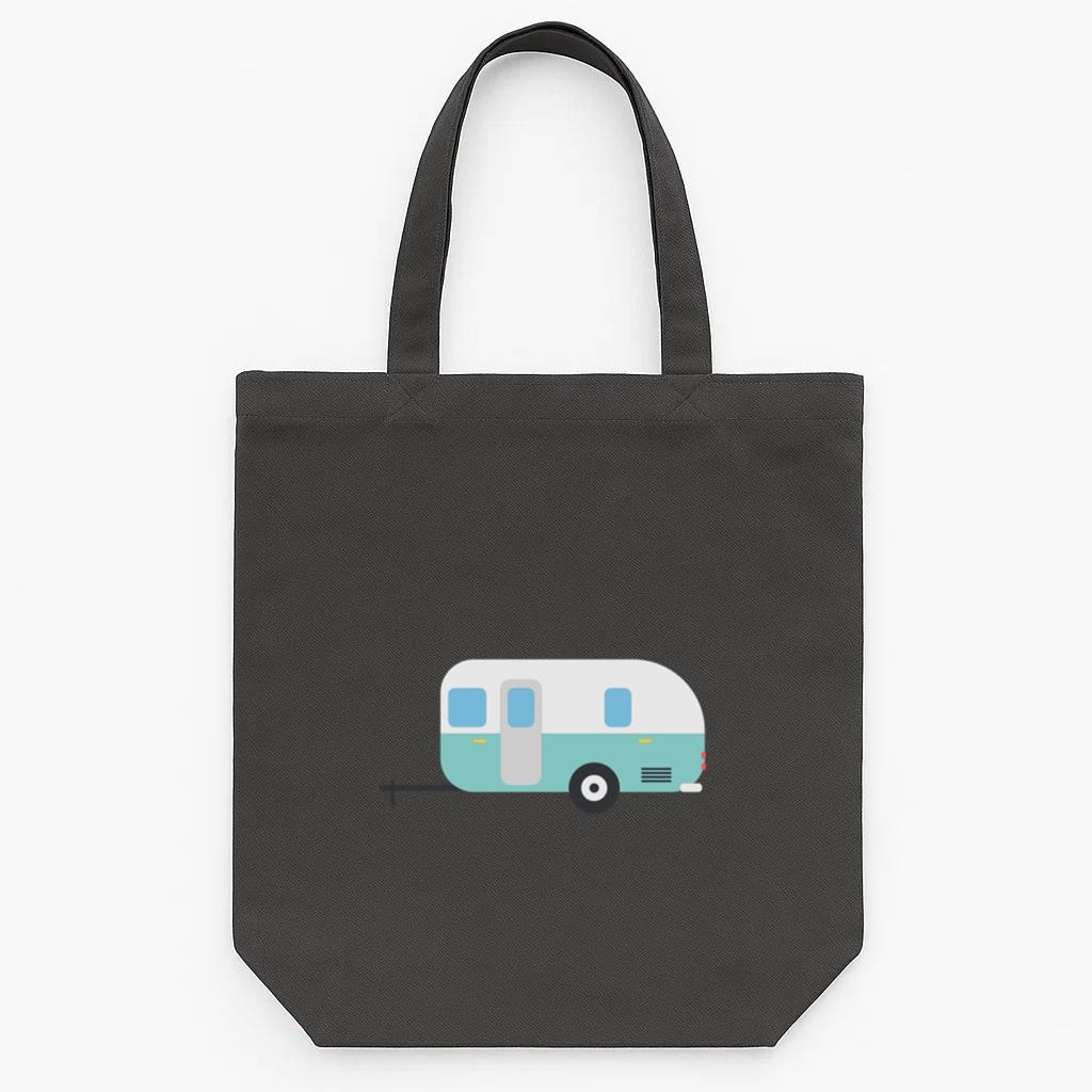 Motor Home Trailer Flat Tote Canvas Bag