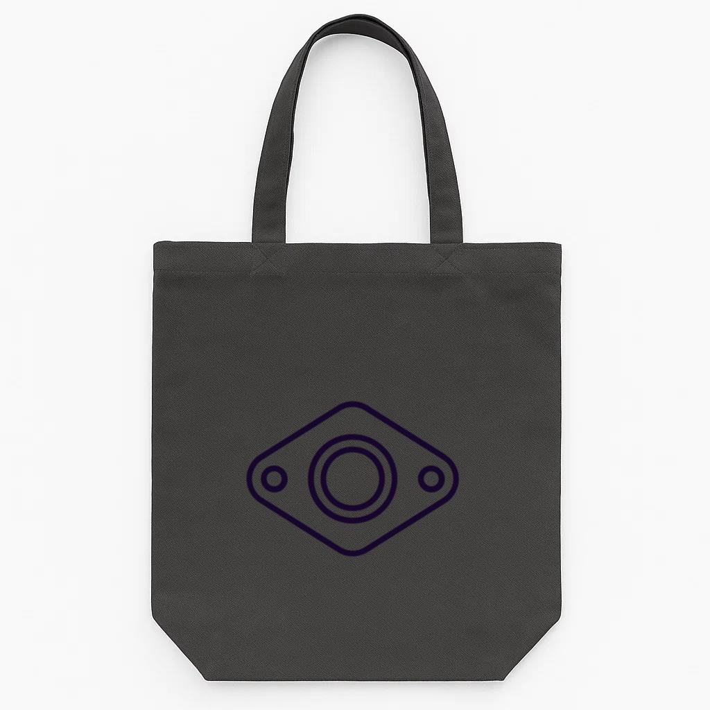 Motorcycle Parts Icon Tote Canvas Bag