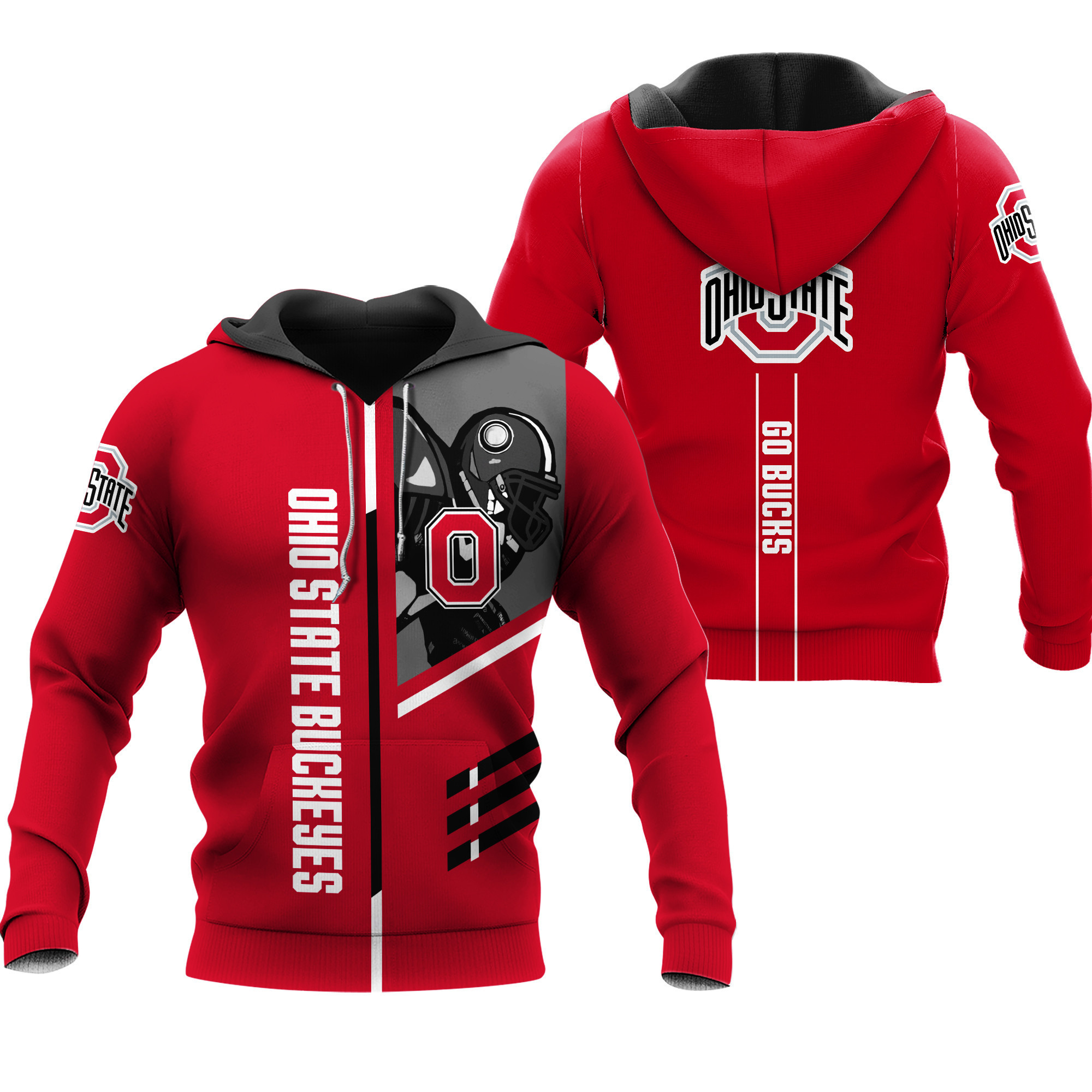 Ncaa Ohio State Buckeyes Hoodie Zip Hoodie Version 1355