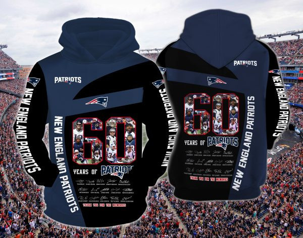 New England Patriots Hoodie Zip Hoodie Version 1407
