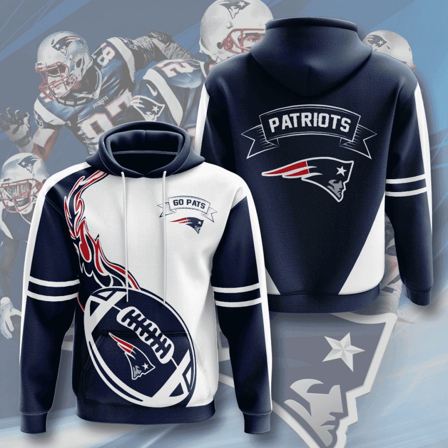 New England Patriots Hoodie Zip Hoodie Version 1429