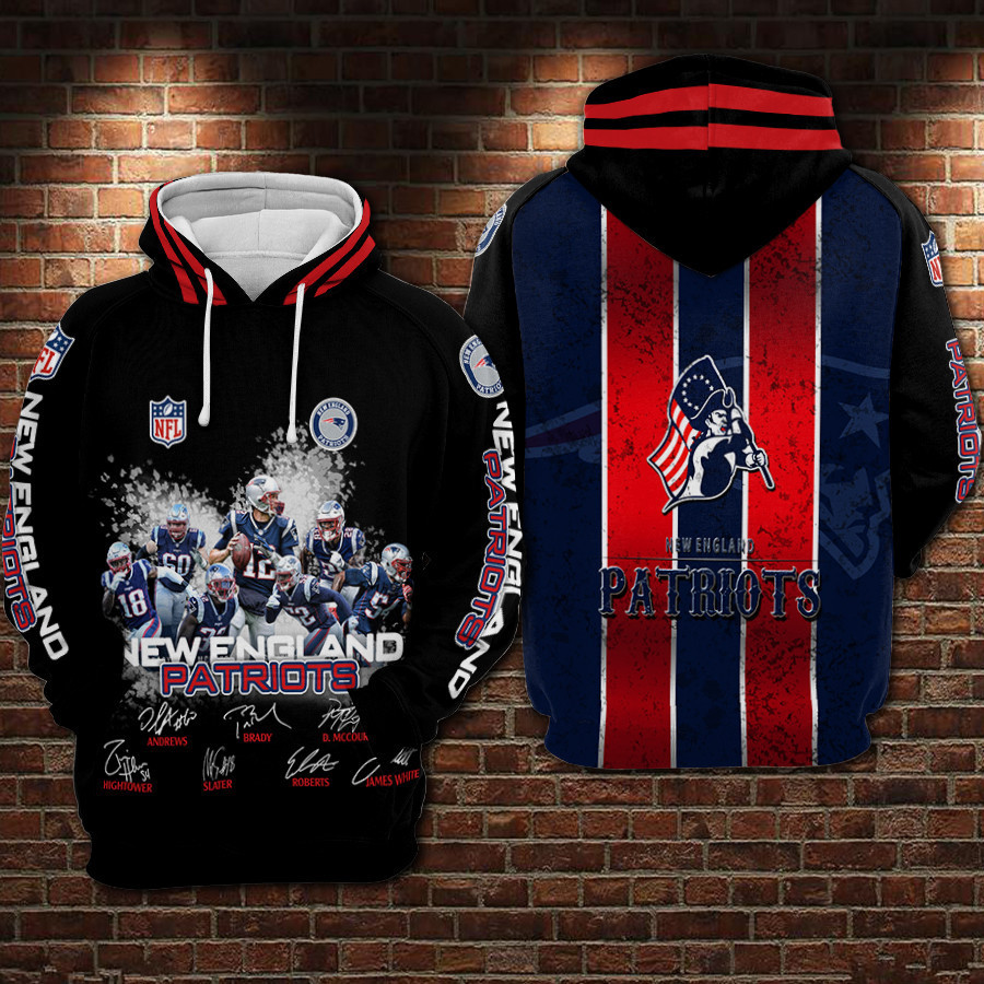 New England Patriots Hoodie Zip Hoodie Version 1597