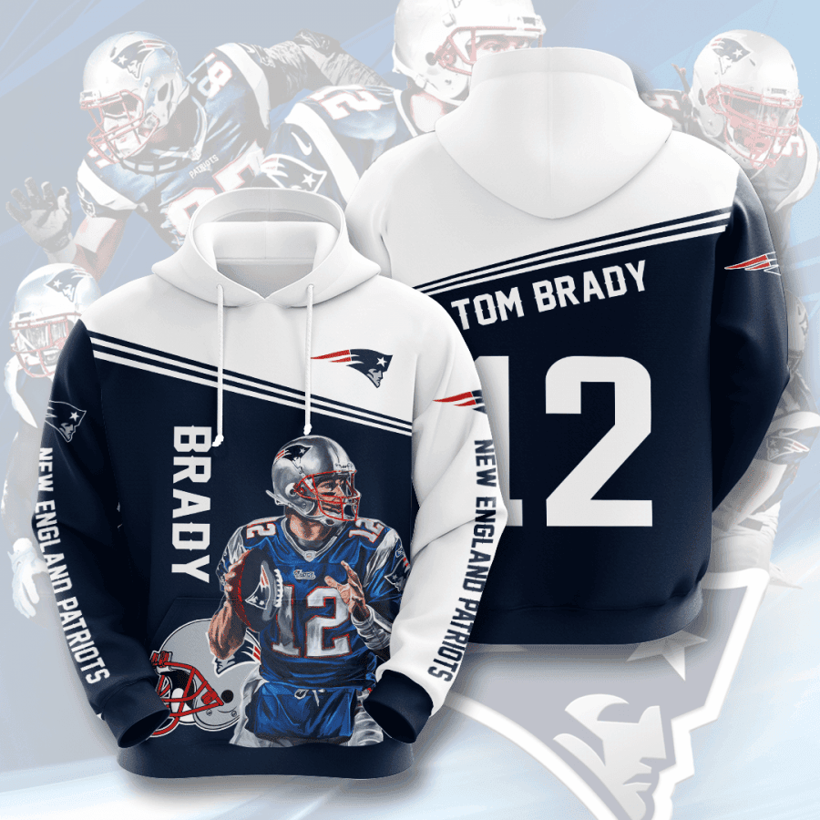 New England Patriots Hoodie Zip Hoodie Version 1617