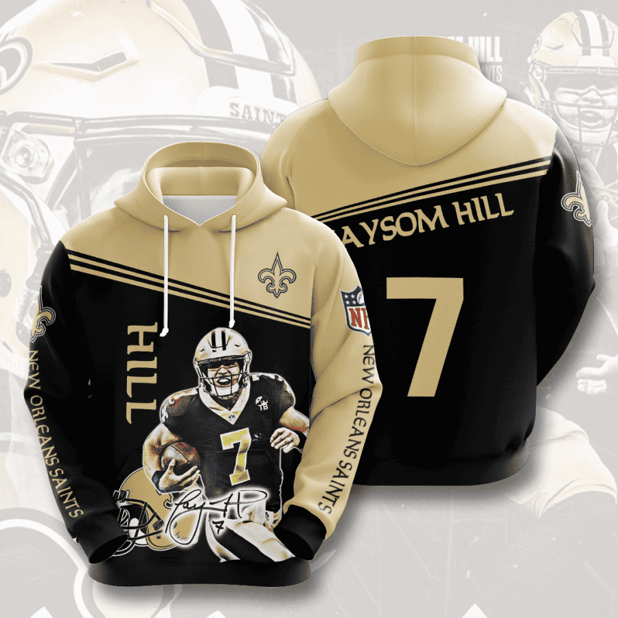 New Orleans Saints Hill 7 Hoodie Zip Hoodie Version 1251