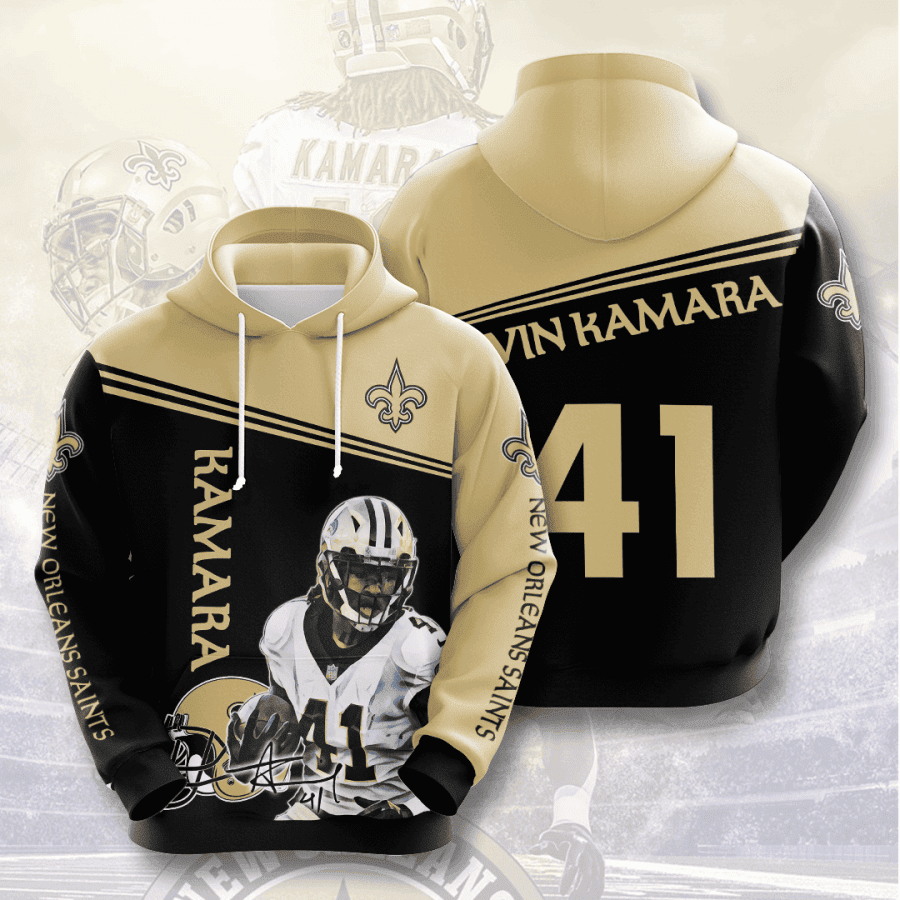 New Orleans Saints Kamara Hoodie Zip Hoodie Version 1169
