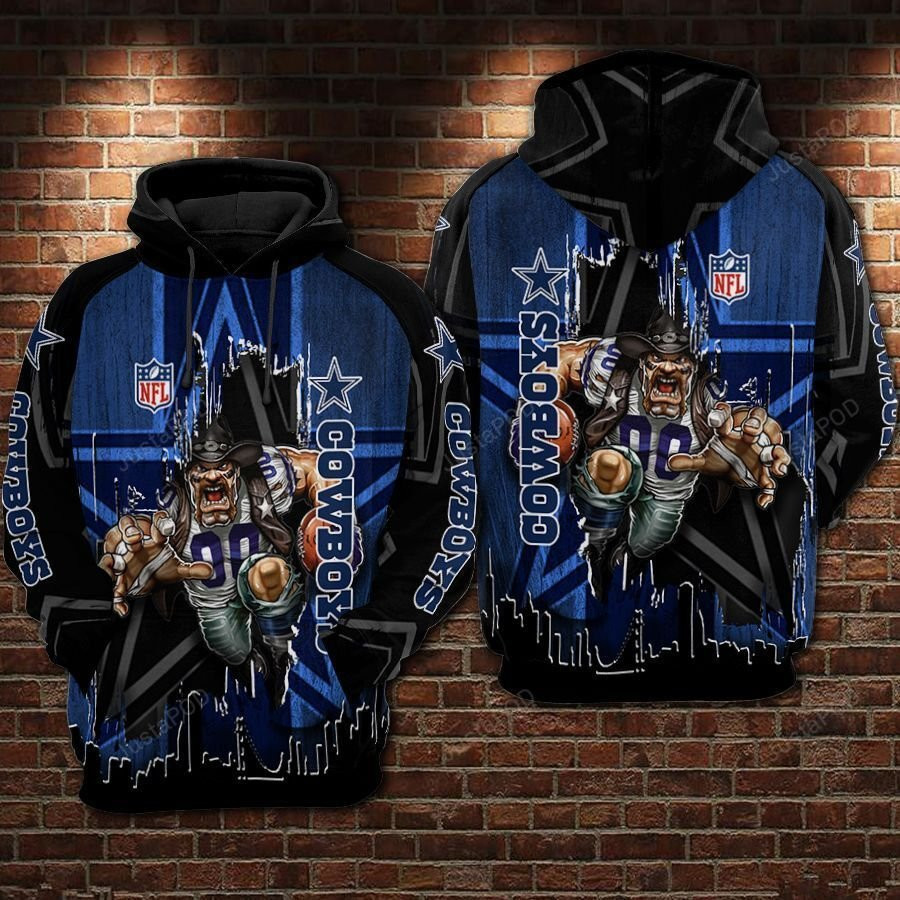 NFL Dallas Cowboys Nfl Football Hoodie Zip Hoodie Version 968