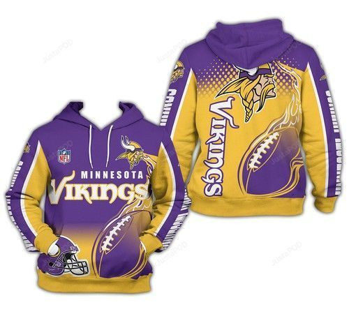 NFL Minnesota Vikings Hoodie Zip Hoodie