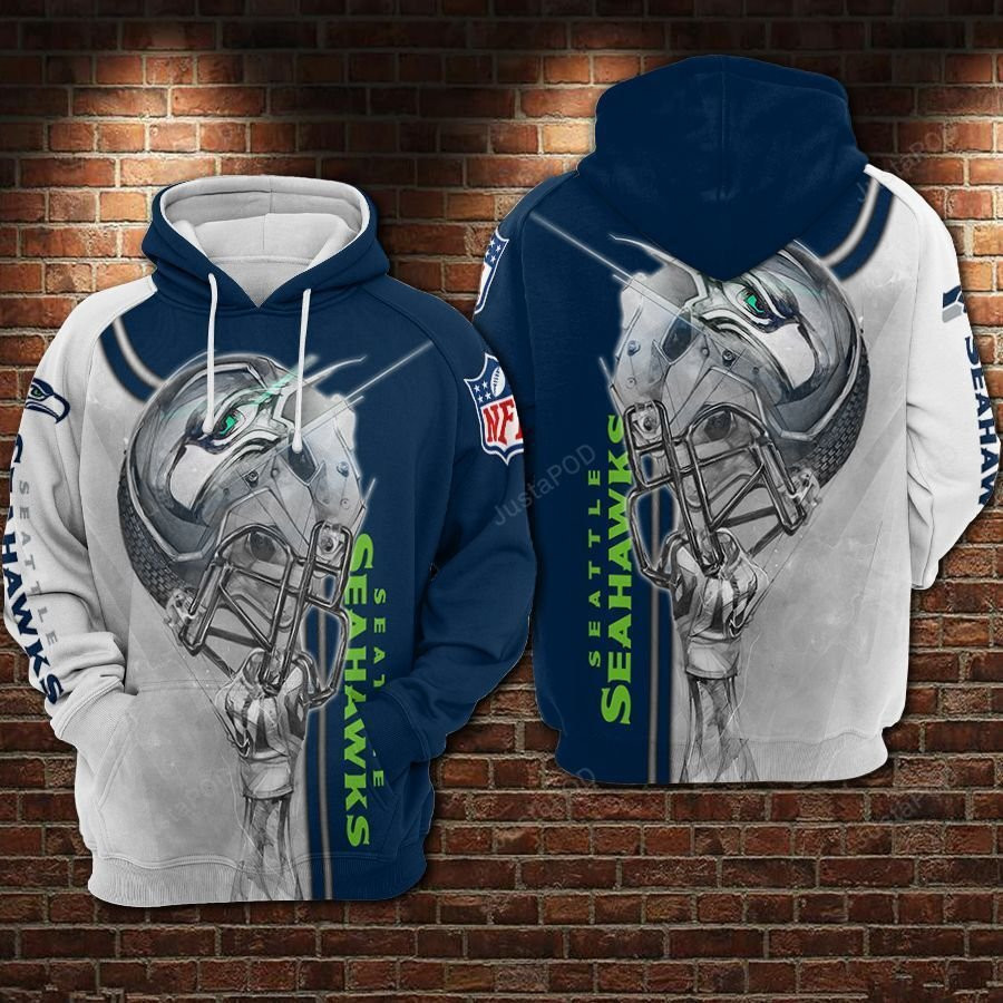 NFL Seattle Seahawks Nfl Football Hoodie Zip Hoodie Version 2159